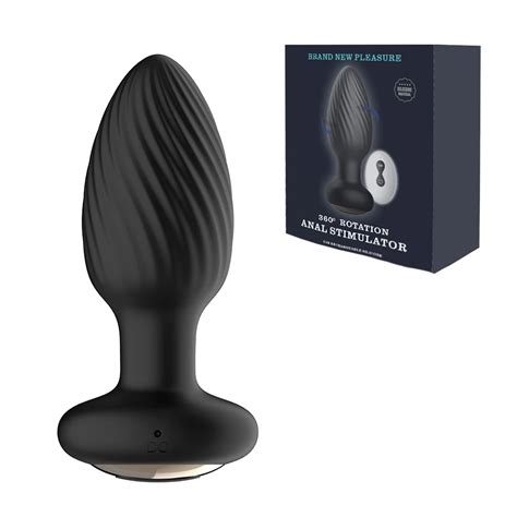 degree 360 prostate massager rotating anal vibrator male masturbator butt plug vibrators sex