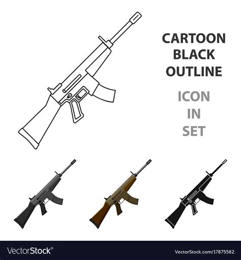 Assault Rifle Icon 235215 Free Icons Library
