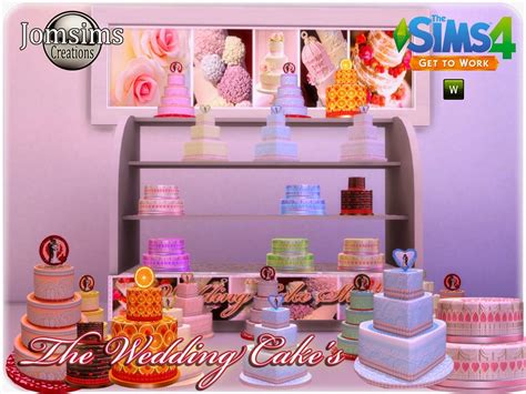 My Sims 4 Blog Wedding Cakes For Shops By Jomsims