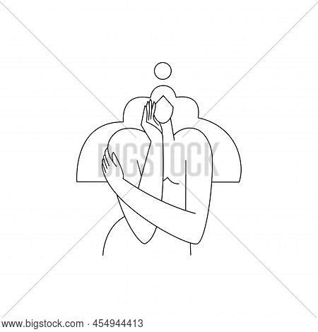 Abstract Female Body Vector Photo Free Trial Bigstock