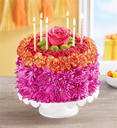 Your Wish Is Granted Birthday Cake Bouquet From Teleflora