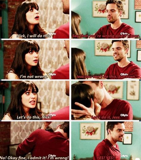 This Was Like My Favorite Episode Nick And Jess Kiss Funny New Girl