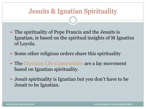 Ppt Pope Francis And Ignatian Spirituality Powerpoint Presentation Id