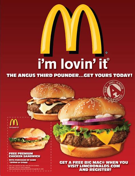 Mcdonalds Ad Fast Food Advertising Free Fast Food Food Advertising
