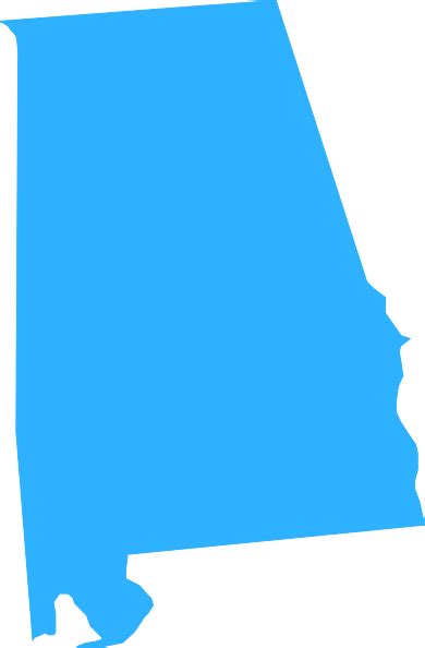 Alabama Map Clip Art At Vector Clip Art Online Royalty