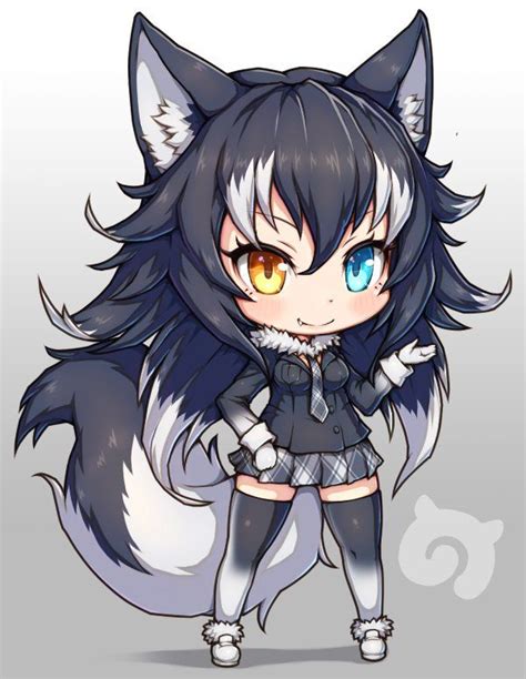 There is a dangerous freak on the street looking for girls like you to steal their hearts, but those neets, won't allow it. Pin by Blue Nerd-o on Deviantart | Anime wolf girl, Anime chibi