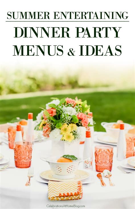 75 Summer Party Themes And Ideas Celebrations At Home Dinner Party