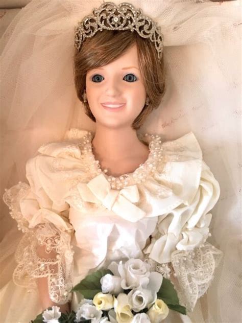 Vintage Danbury Mint Princess Diana Bride Doll Mint Wbox 1st