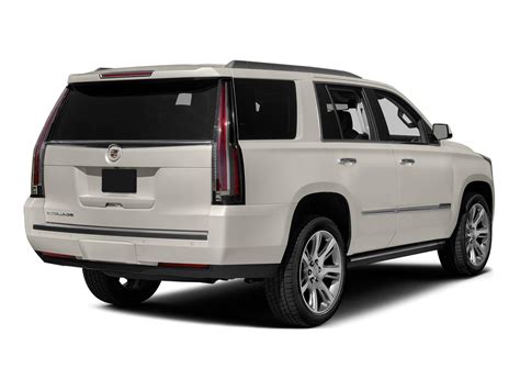 Used 2015 Cadillac Escalade 4wd Premium In White Diamond Tricoat For