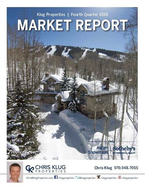 Aspen Snowmass Real Estate Market Reports Klug Properties Chris