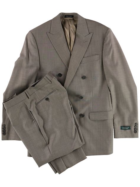 Ralph Lauren Ralph Lauren Mens Classic Wool Double Breasted Suit