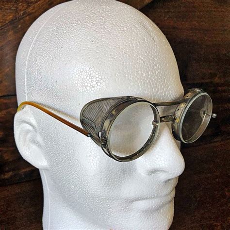 Vintage Safety Glasses By Willson 1920 30 S Authentic Etsy Steampunk Accessories Etsy