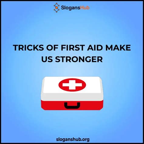 565 Catchy First Aid Slogans First Aid Slogan Poster For Campaign