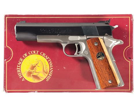 Colt Gold Cup Elite National Match Semi Automatic Pistol With Box