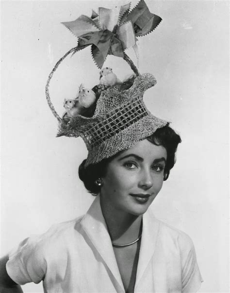 Easter Of Yesteryear 03 Elizabeth Taylor Vintage Easter Easter Hats