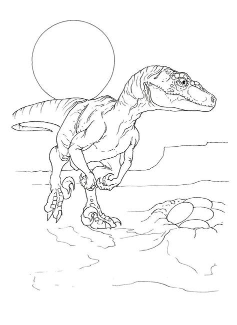 It was formidable on land and, as the name suggests, almost certainly covered ground quickly. Jurassic World Raptor Coloring Pages at GetColorings.com ...