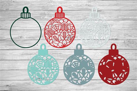 112 Layered Christmas Ornament Svg Download Free Svg Cut Files