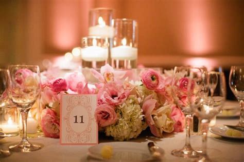 Floral Wreath Wedding Centerpieces With Floating Candles 5 Ideas