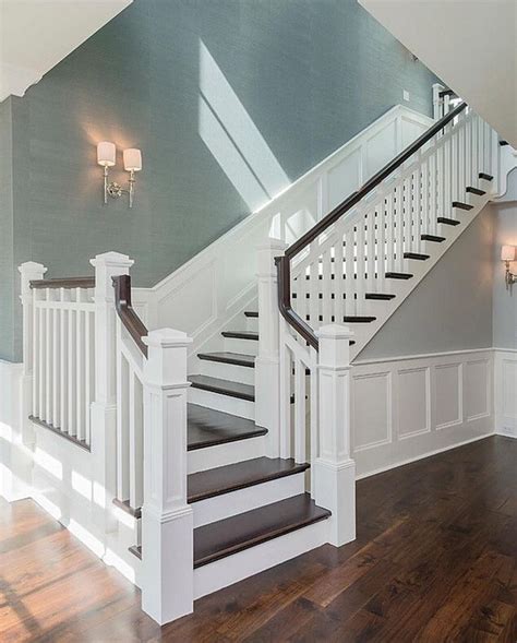 Whether it's in a grand colonial house or a rustic country cottage, a painted staircase always makes a if you prefer your stairs uncarpeted, paint your treads and risers two different colors for a modern stairwell with a pop. Styling A Staircase | Home, House, Staircase remodel