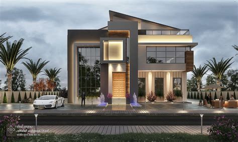 New Post Modern Villa In Oman On Behance House Architecture Styles