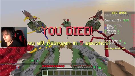First Hypixel Bedwars Win Youtube