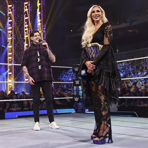 Charlotte Flair Chats With Dominik Mysterio Friday Night Smackdown