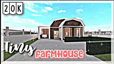 Robloxbloxburg Tiny Farmhouse 20k Youtube