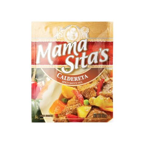 Mama Sitas Caldereta Spicy Sauces Mix 50g Cosmo Cash And Carry