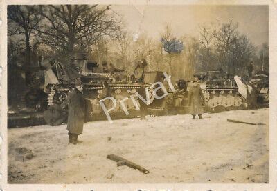 FOTO WK II 10 Panzerdivision Wehrmacht Soldaten Panzer Tank Char