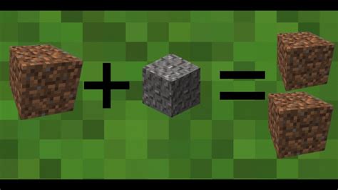 How To Duplicate Dirt In Minecraft Youtube