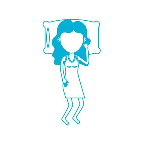 Woman Sleeping In Bed Silhouette Illustrations Royalty Free Vector Graphics And Clip Art Istock