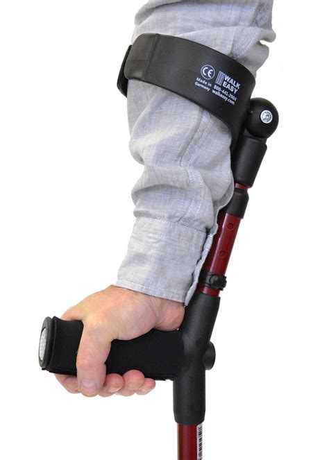 Walk Easy Adult Forearm Crutches With Full Cuff Double Adjustable