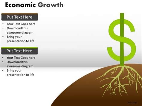 Usa Dollar Economy Growth Powerpoint Templates Economic Ppt Slides