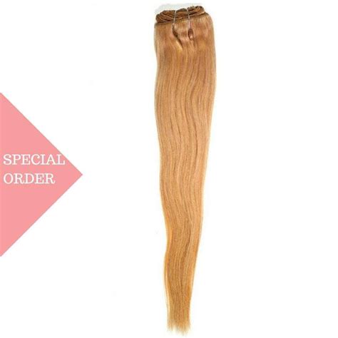 Malaysian 27 Honey Blonde Clip In Hair Extensions Cresi Hair