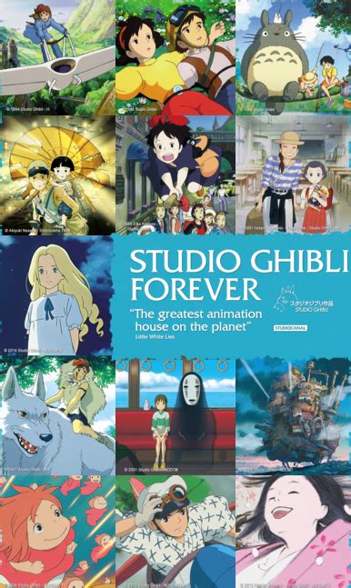 Bộ Sưu Tập Phim Hoạt Hình Của Xưởng Hoạt Hình Ghibli Ghibli Studio