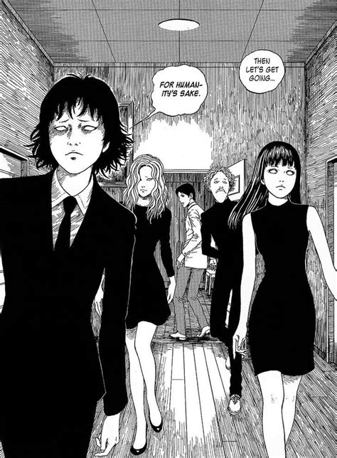 Junji Itos Black Paradox Japanese Horror Manga Art Junji Ito