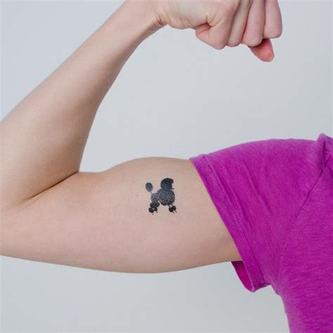 Tattly Designy Temporary Tattoos Made In The Usa — Poodle Dog