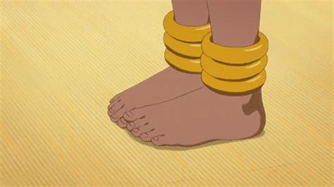 Choi Mochimazzui Tamako Market Animated Animated  Lowres 10s 1girl Anklet Barefoot