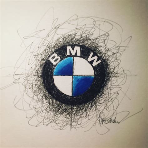 Bmw Drawing Logo Company Challenges People To Draw Car Brand Logos
