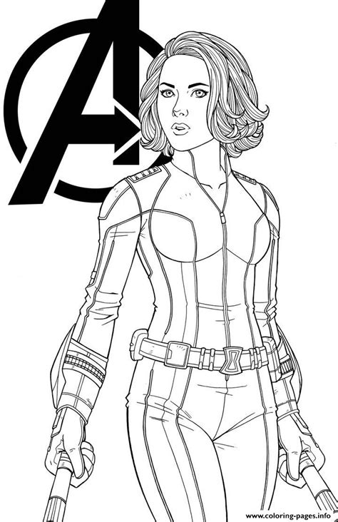 agent romanoff  jamiefayx coloring pages printable