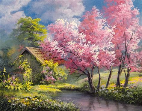 Spring Landscape Painting