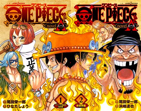 A Comparison Of The One Piece Novel A Covers 1 And 2 Onepiece