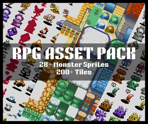 Artstation Rpg Pixel Art Asset Pack Game Assets