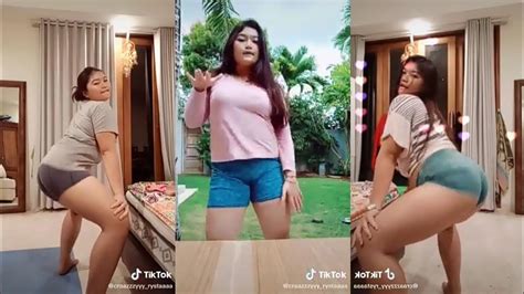 Tiktok Goyang Semok Ketat Tembem Atas Bawa Bikin Linu Youtube