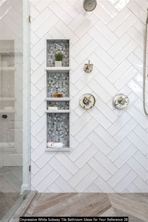 20 Impressive White Subway Tile Bathroom Ideas For Your Reference