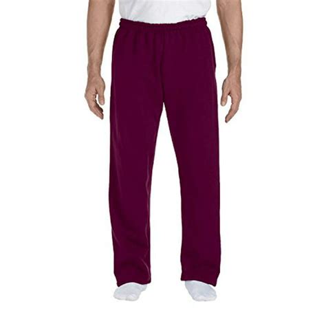 Gildan Gildan Mens Fleece Open Bottom Pocketed Sweatpants Walmart