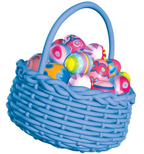Easter Eggs In A Basket Clipart Best