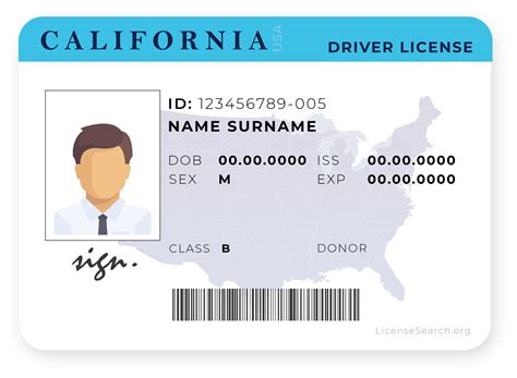 California Driver License License Lookup