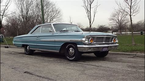 1964 Ford Galaxie 500xl 2 Door In Dynasty Green And Engine Sound On My