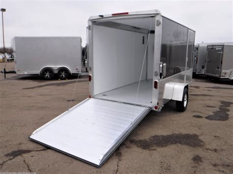 Cargo Trailer 2021 Aluma 6x12 Enclosed With Sport Package Charcoal